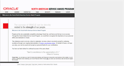 Desktop Screenshot of oracleserviceawards.com
